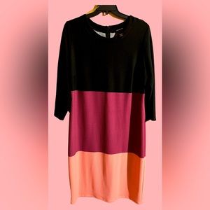 Ashley Stewart Color Block Dress size 18/20